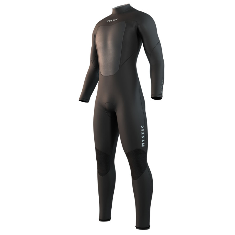 Combinaison neoprene mystic brand flatlock 3-2 backzip noir
