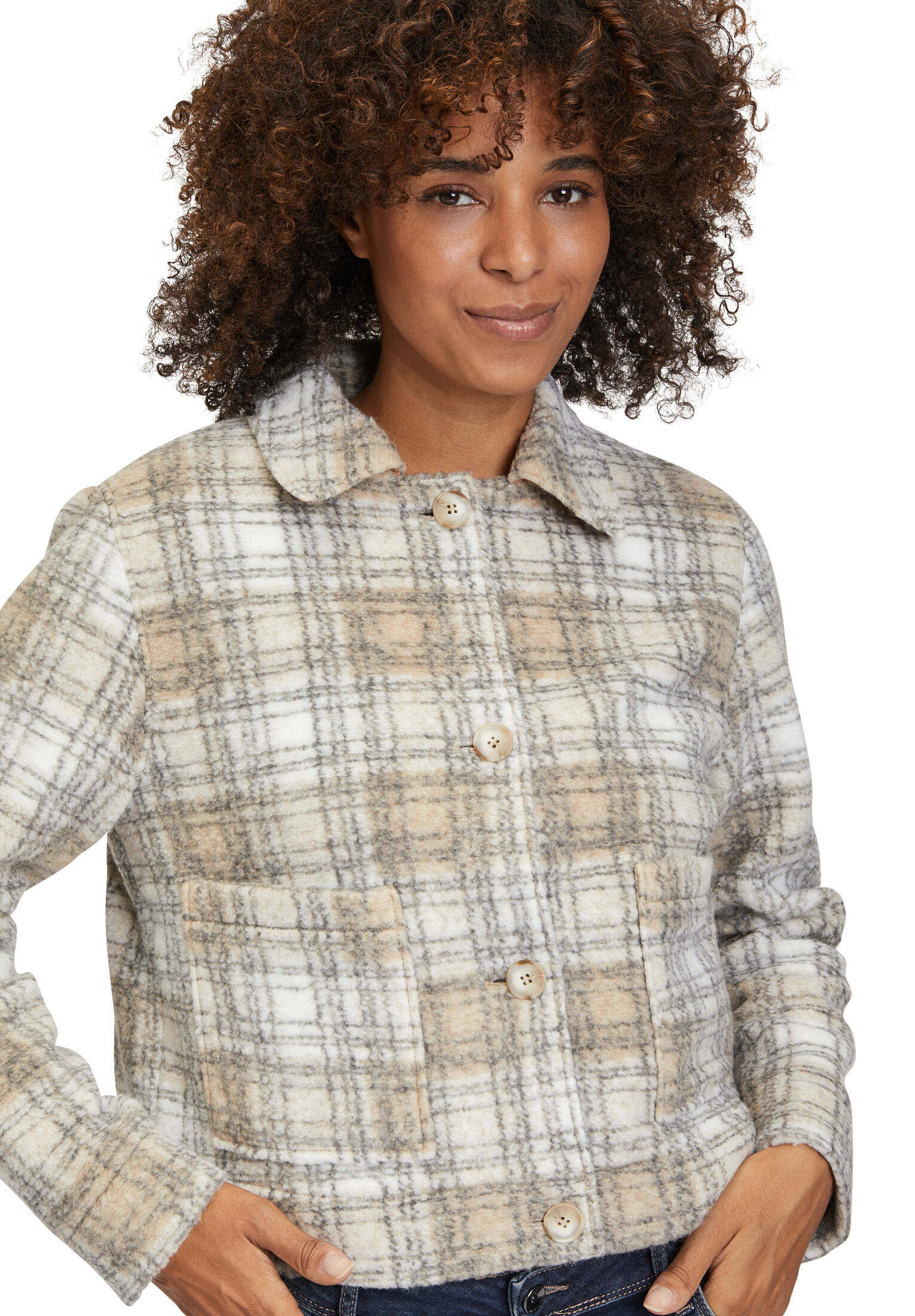 Betty & Co| Damen Jacke im Boxy Fit