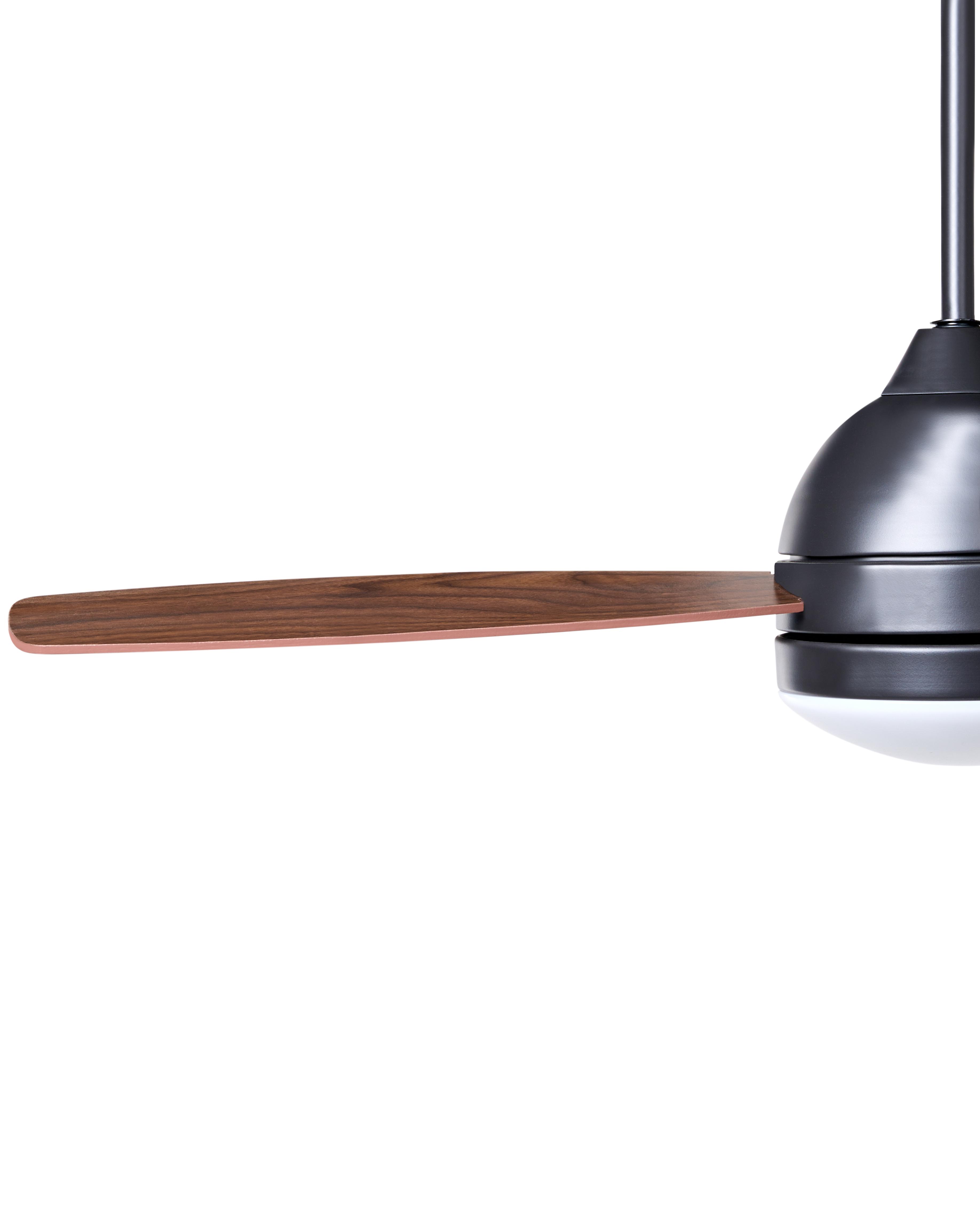 Plafondventilator met verlichting MANSALA met afstandsbediening LED Donkerbruin