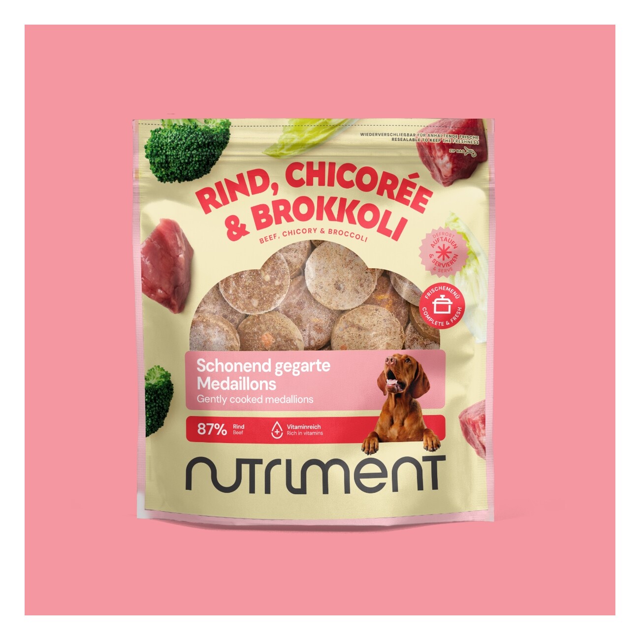 Nutriment Medaillons Rind & Huhn Probierpaket 5x800g