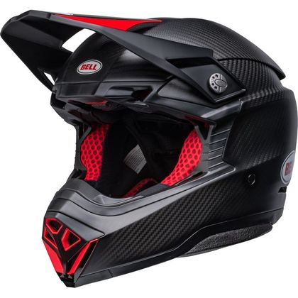 Casque cross Bell MOTO-10 SATIN GLOSS 2024 - Noir / Rouge