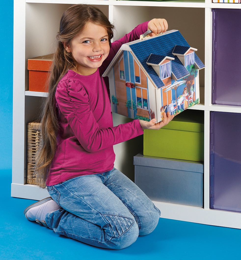 Playmobil® Konstruktions-Spielset »Mitnehm-Puppenhaus (70985), Dollhouse« Made in Europe