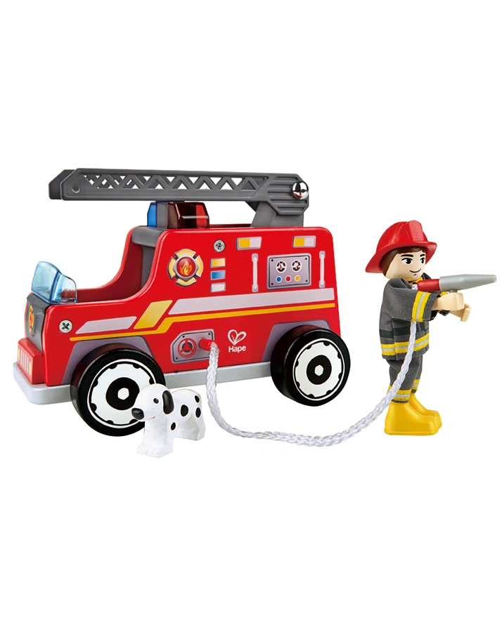 Spiel-Set FEUERWEHR-TRUPP 3-teilig in bunt