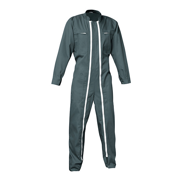 Combinaison de travail vert US double fermeture, polycoton, taille M