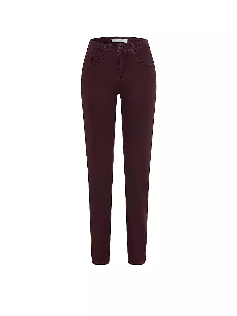 BRAX Hose Straight Fit MARY  dunkelrot
