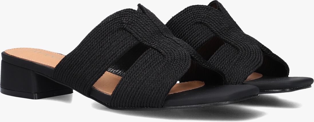 zwarte ayana slippers 0325-8