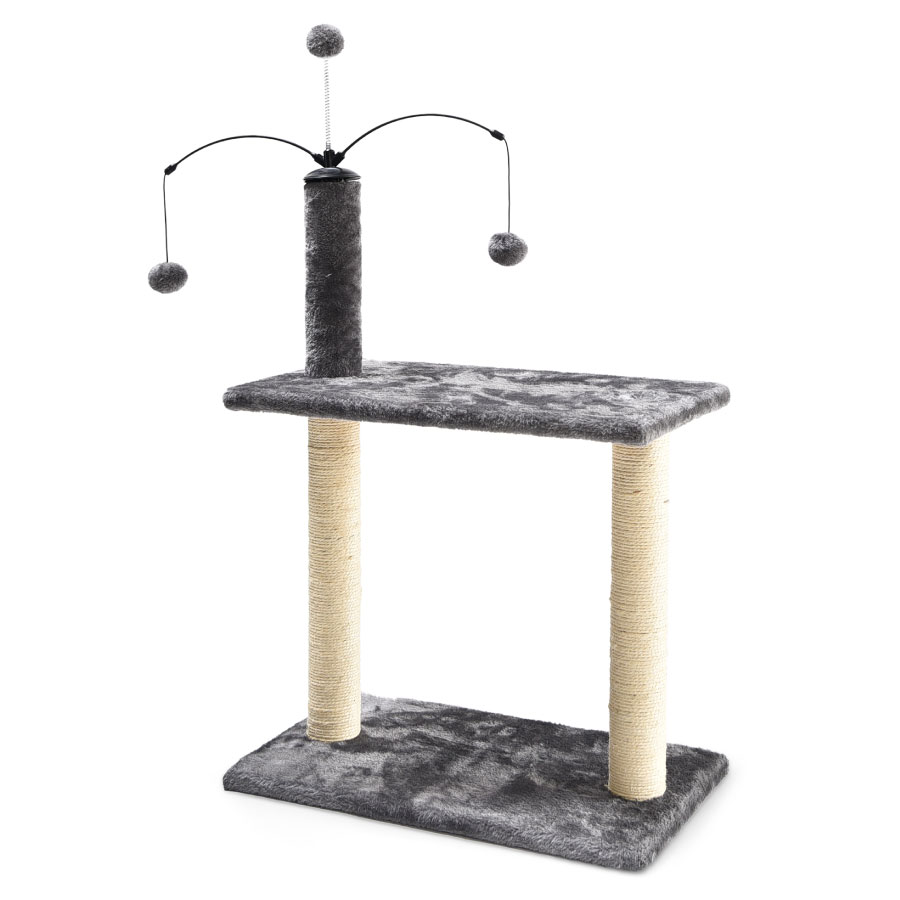 Arranhador para gatos WUAPU 11x1 cinza 110x40x163