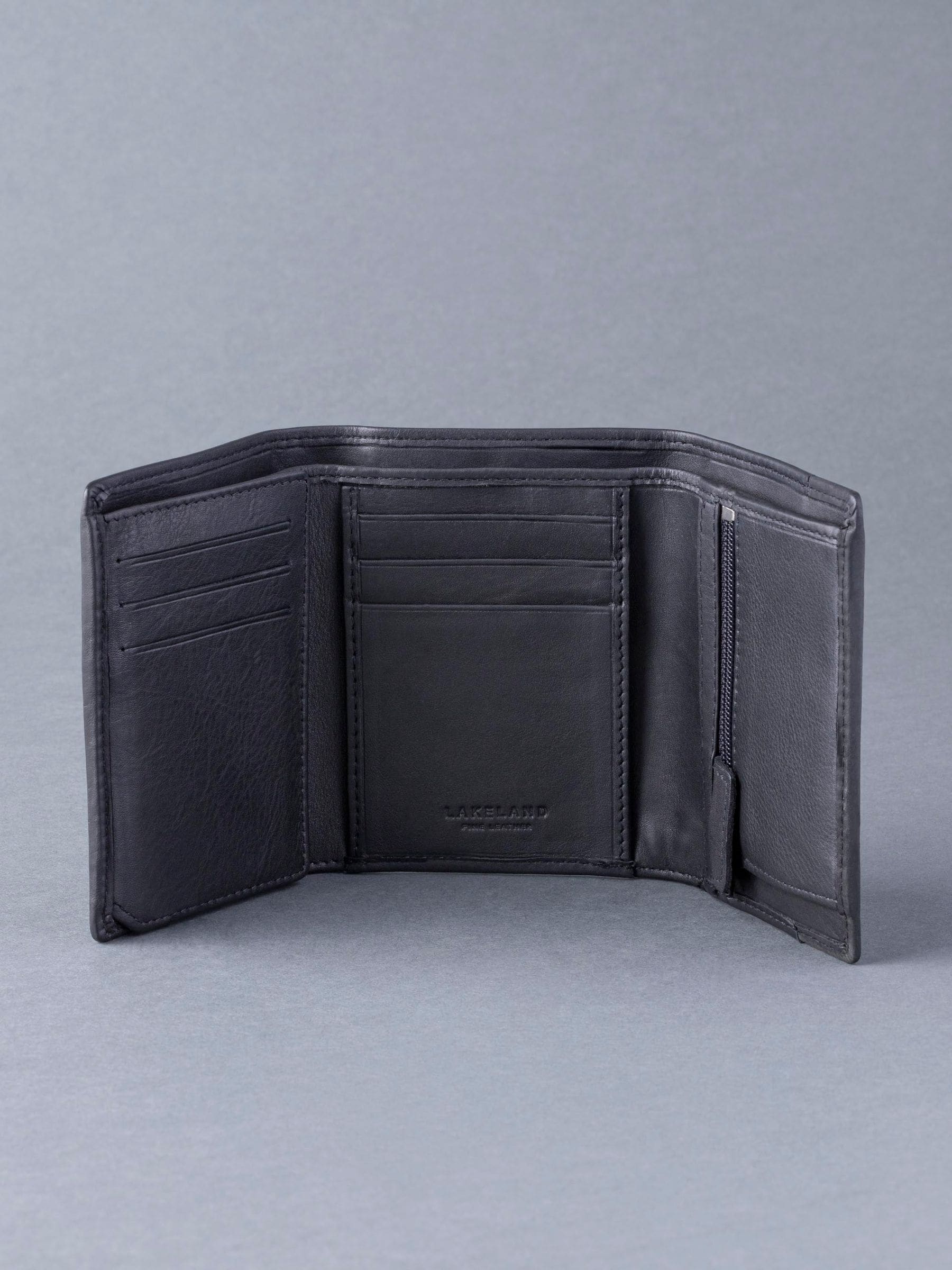 Lakeland Leather Stitch Tri-Fold Portemonnee