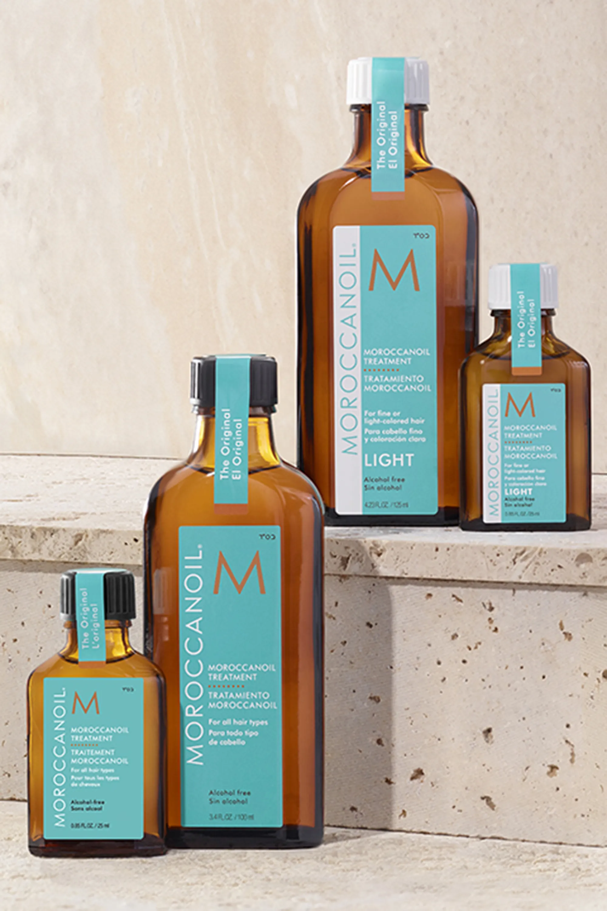 Moroccanoil Soin huile Moroccanoil Light format voyage-25 ml