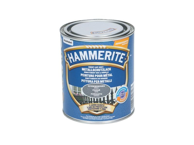 Hammerite Metall-Schutzlack SE Grau, 750 ml Rostschützende Lackierung, geschmiedet