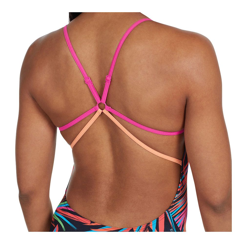 Zoggs STARBACK - Maillot de bain 1 pièce Femme maya print
