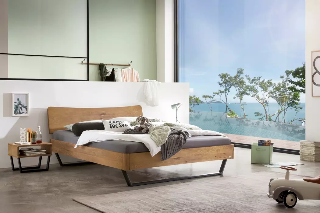 Massivholzbett Lounge 160 x 200 cm