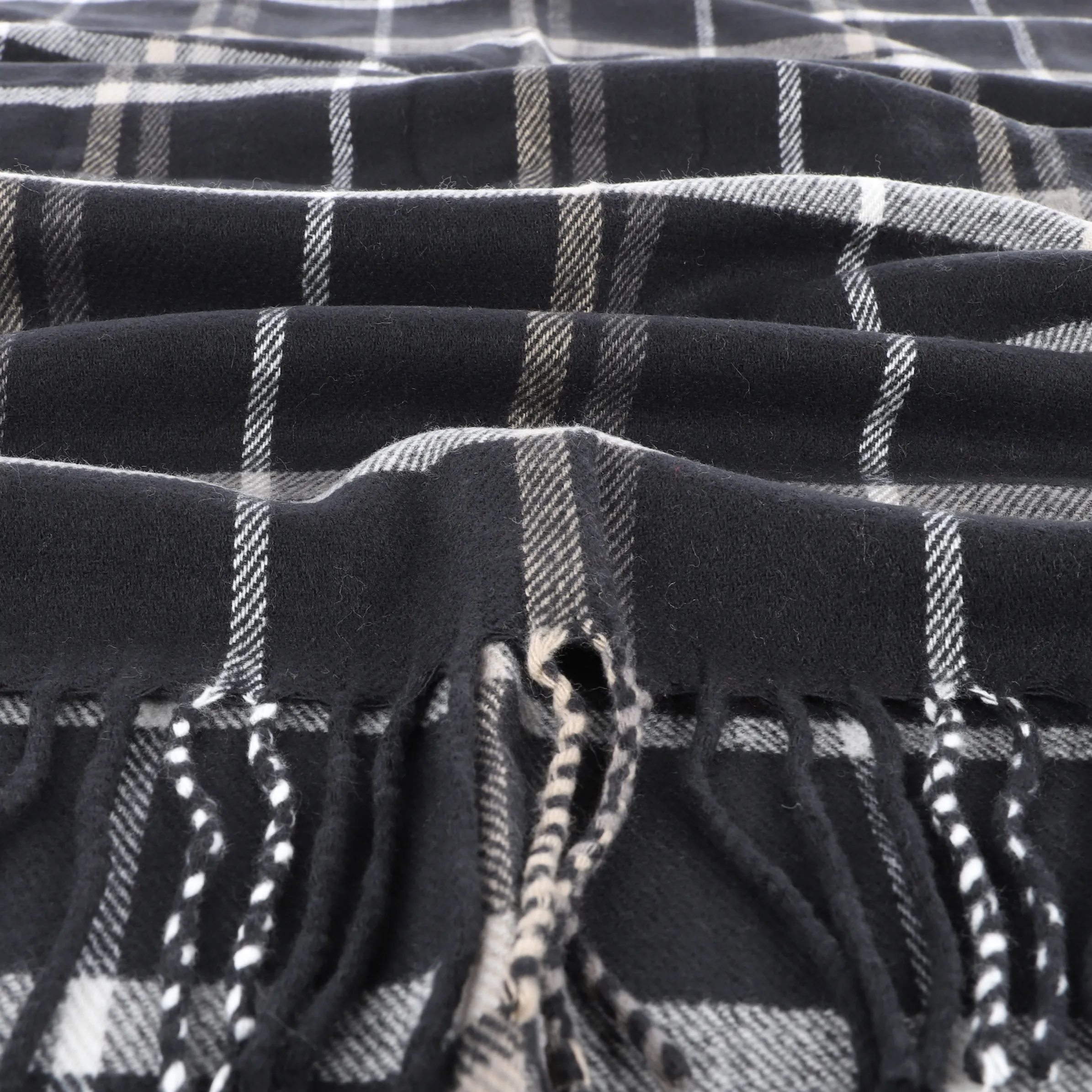 Herren Softacrylschal mit Muster
