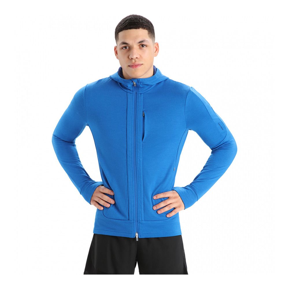 Icebreaker QUANTUM III - Sweat Homme lazurite/royal navy