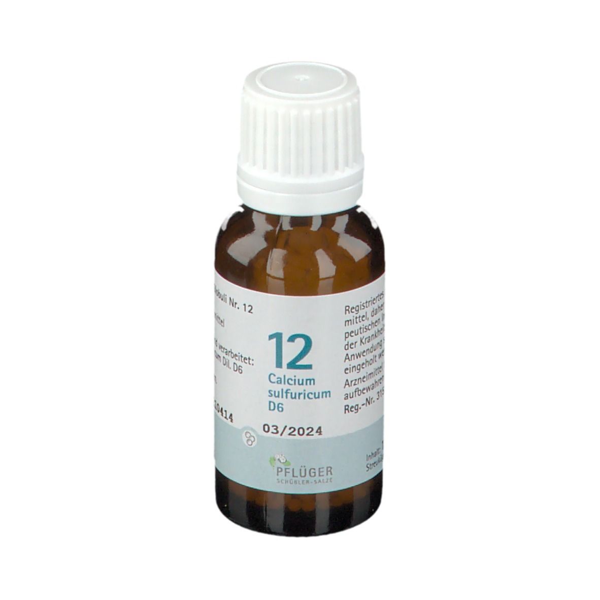 BIOCHEMIE PFLÜGER® Nr. 12 Calcium sulfuricum D 6