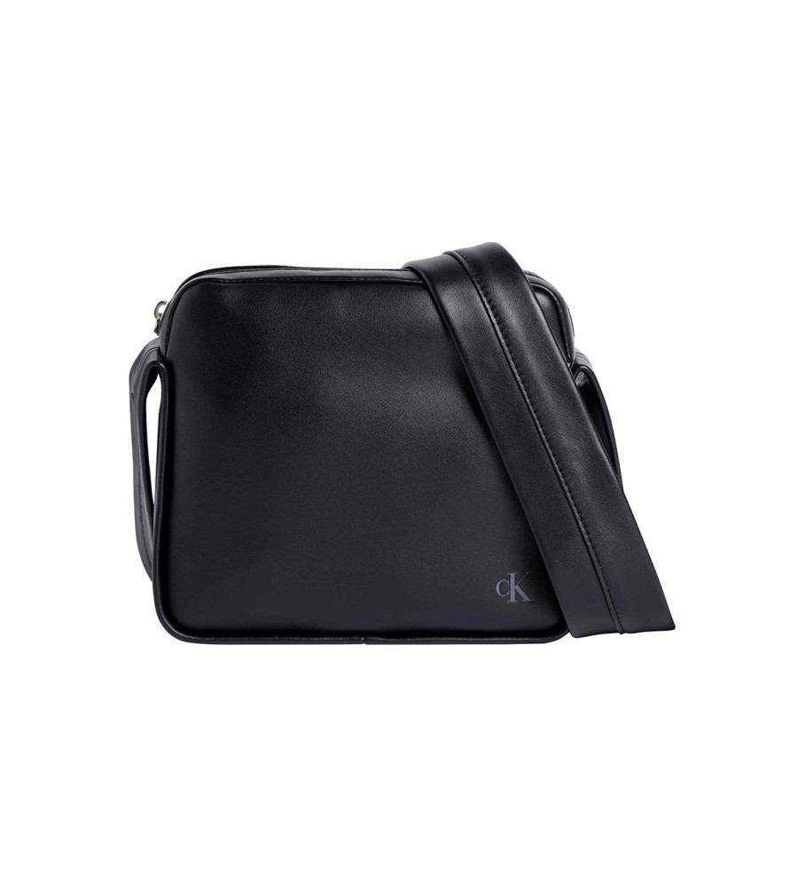 Bolsa de ombro Calvin Klein Jeans Block Camera, preta