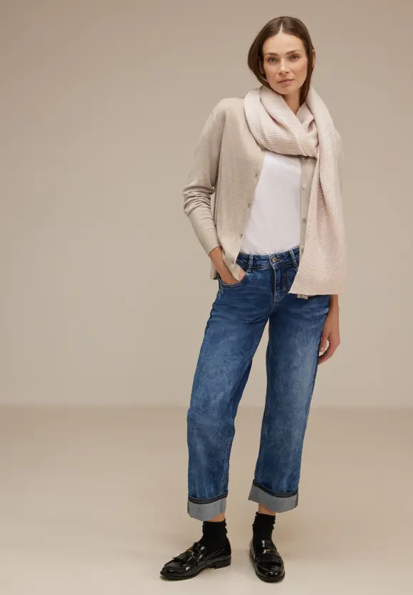 Basic Cardigan - spring sand melange