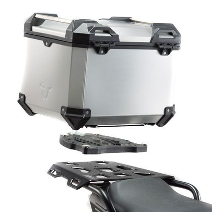 Top case SW-MOTECH KIT COMPLET TRAX ADV GRIS 38 L - Gris