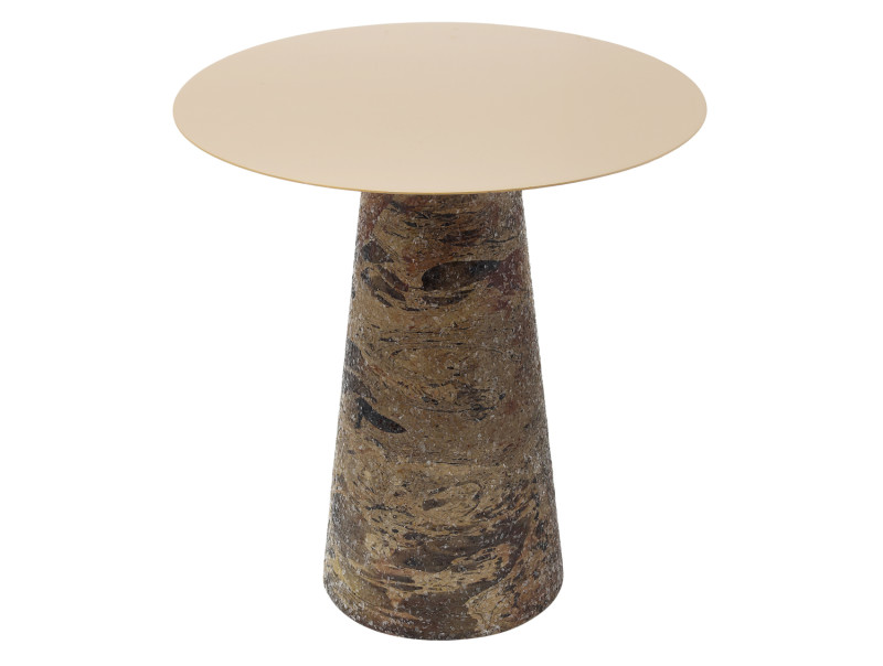 Side Table Mosaic Marble High LM2323BK Side table Mosaic Marble High black