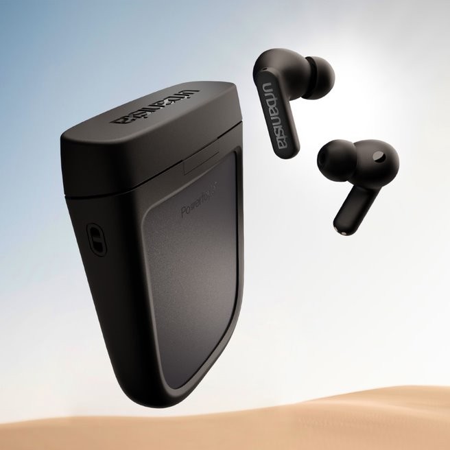 Urbanista - Phoenix - Solar Charging In-Ear Hovedtelefoner - Midnight Black
