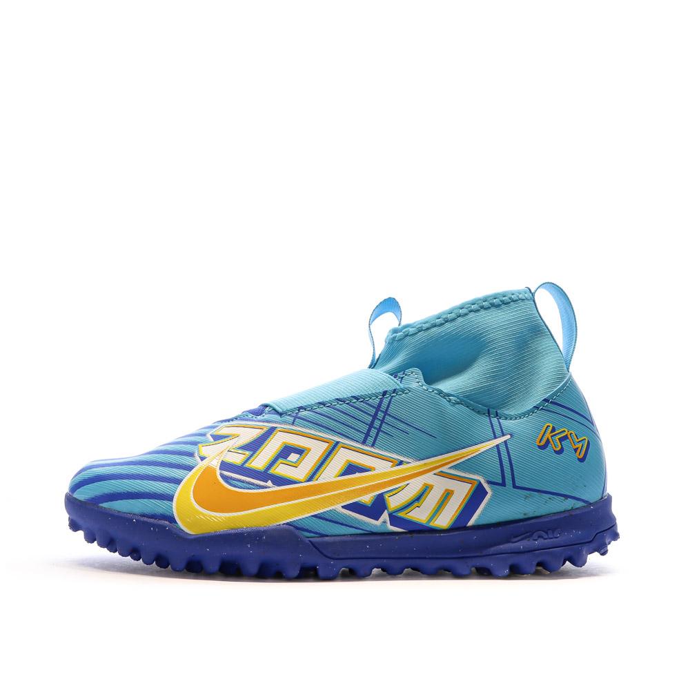 Nike Chaussures de foot Bleus Junior Nike Zoom Superfly 9 Acad KM
