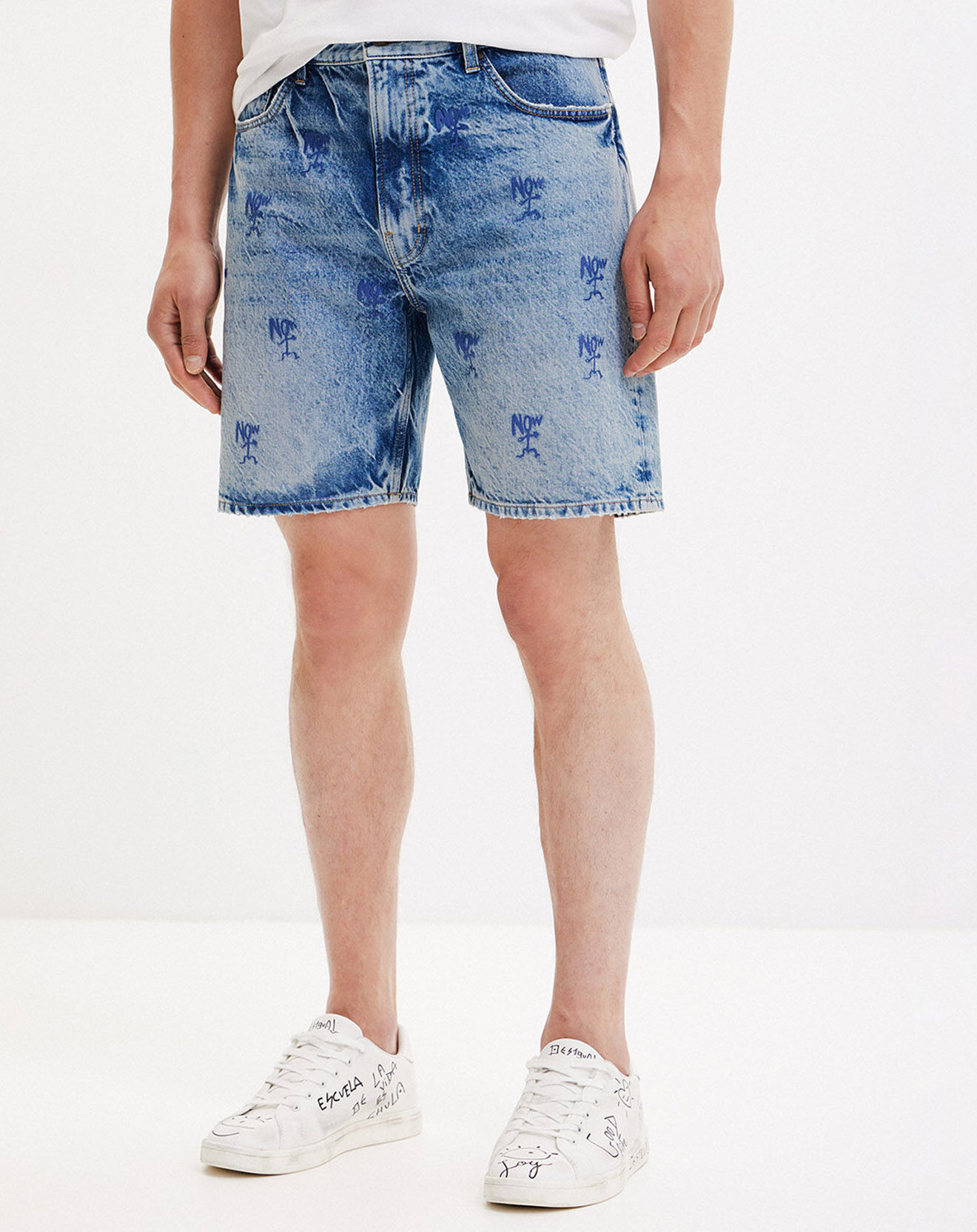 Desigual Short en jean Gabin denim