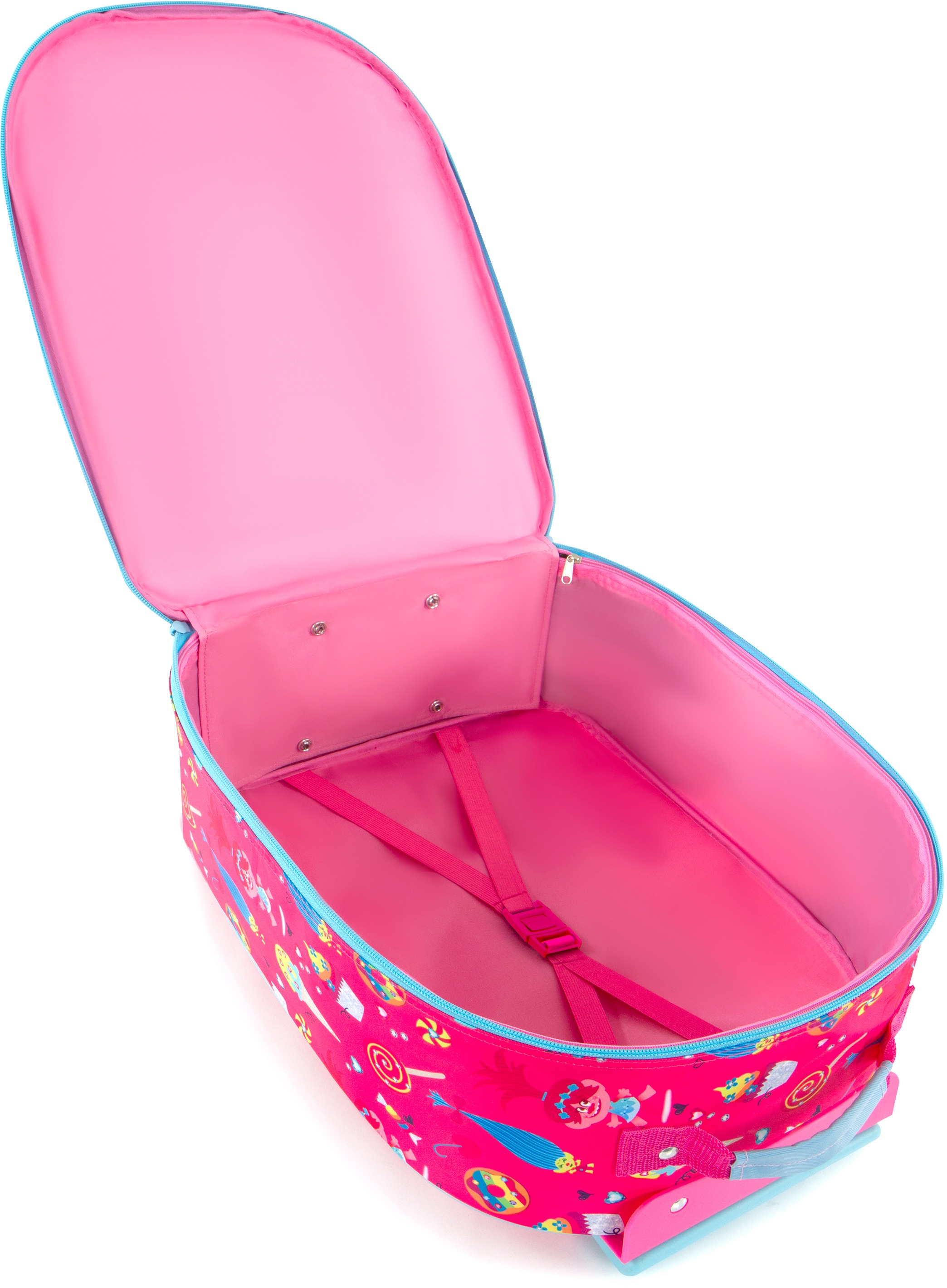 Heys Kinderkoffer »Trolls, Rosa« 21 l 2 Rollen Heys x Joachim Llambi Kindertrolley Kinder Reisegepäck