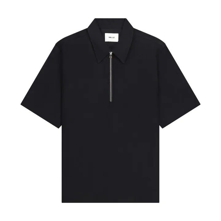 NN. 07 Polo Zippé Bruno 5719 | Noir