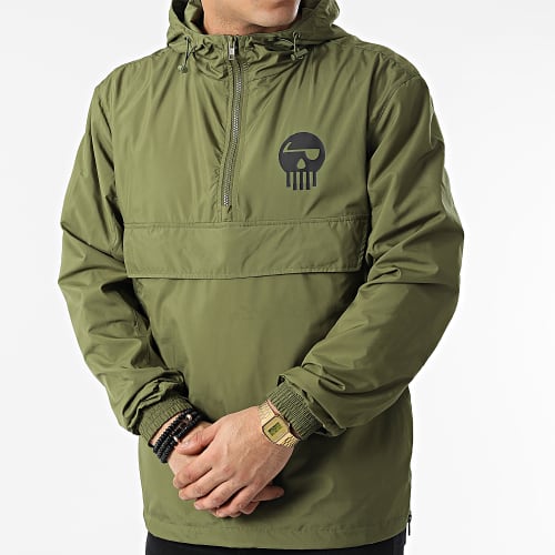 Coupe-Vent Piraterie Music Vert Kaki Noir
