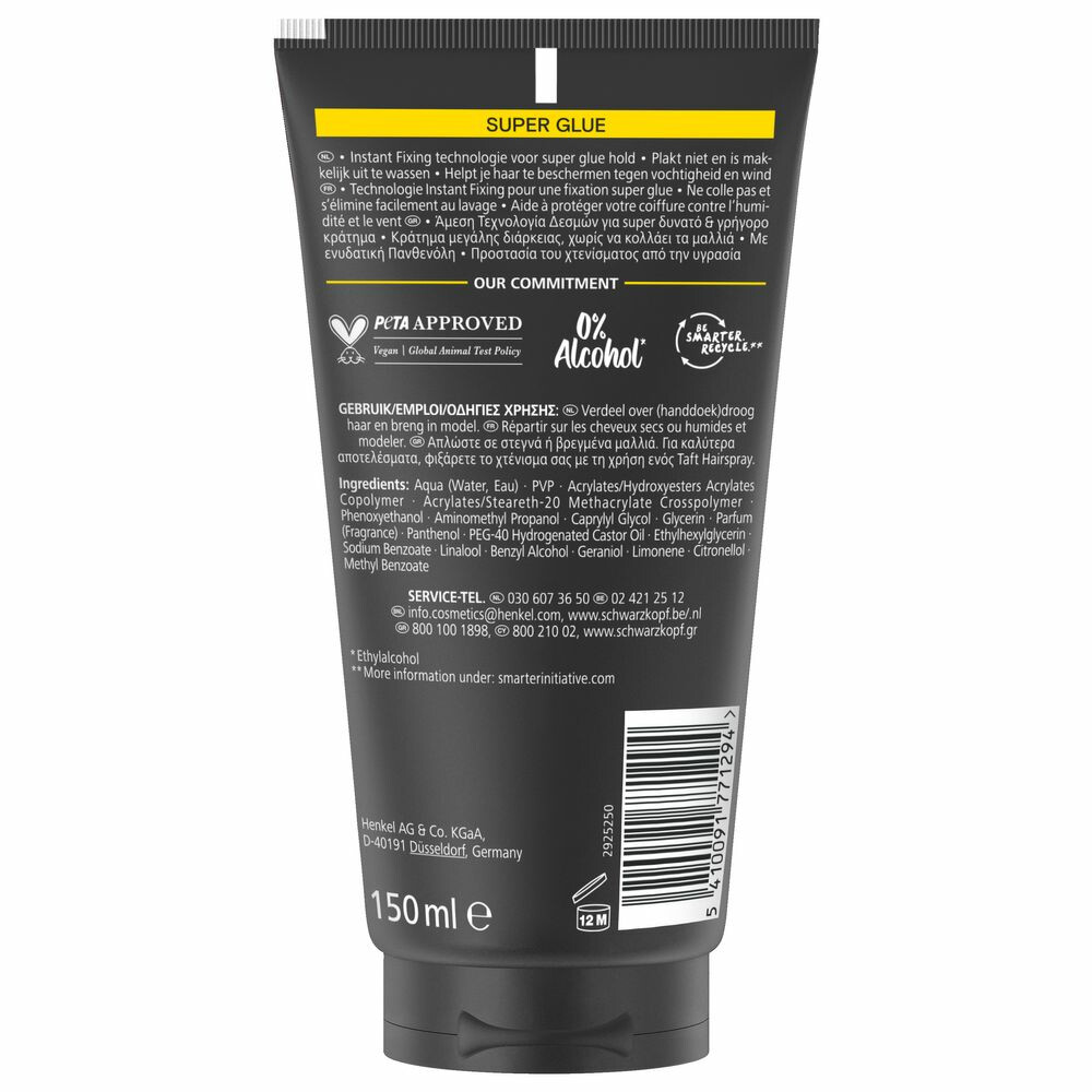 Taft Men Power Gel Super Glue Hold 14150 ml