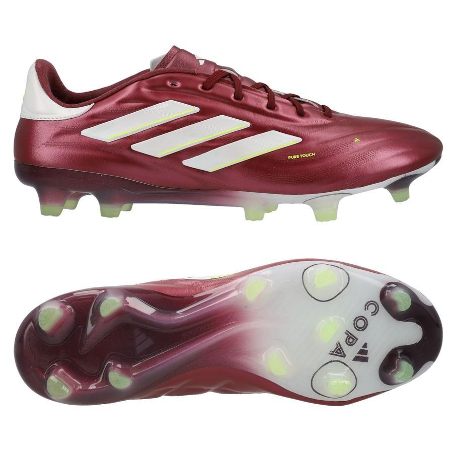 adidas Copa Pure 2 Elite FG Energy Citrus - Shadow Red/Blanc/Jaune