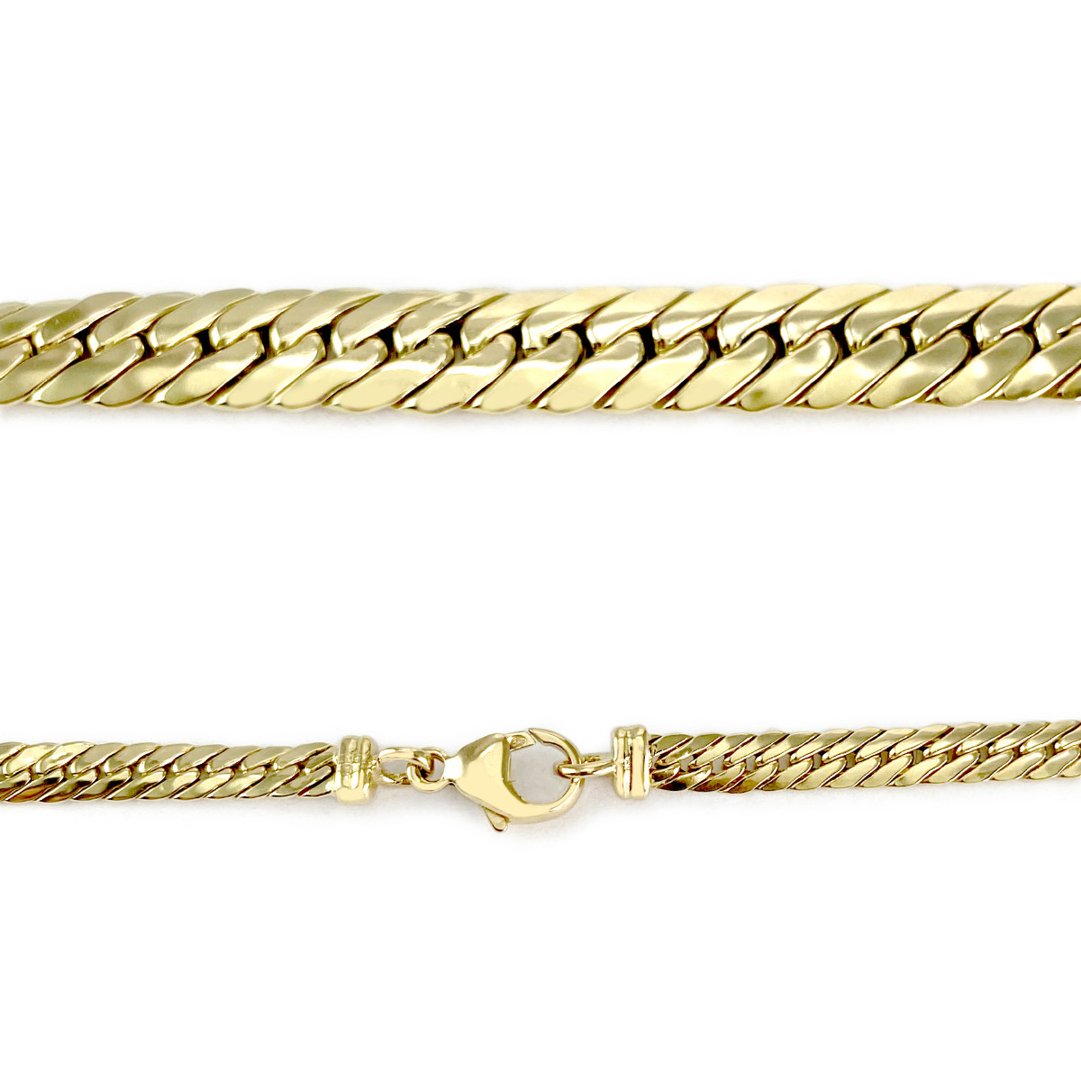 Collier d'occasion or 750 jaune maille anglaise 42 cm