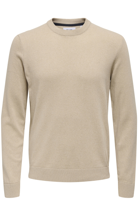 Only & Sons beige heren trui