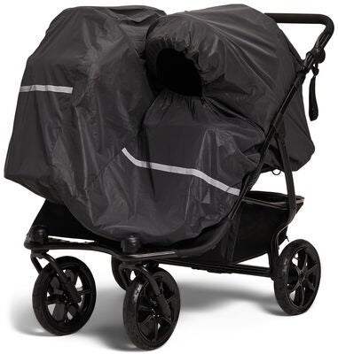 Petite Chérie Søsken Regntrekk Refleks, Black