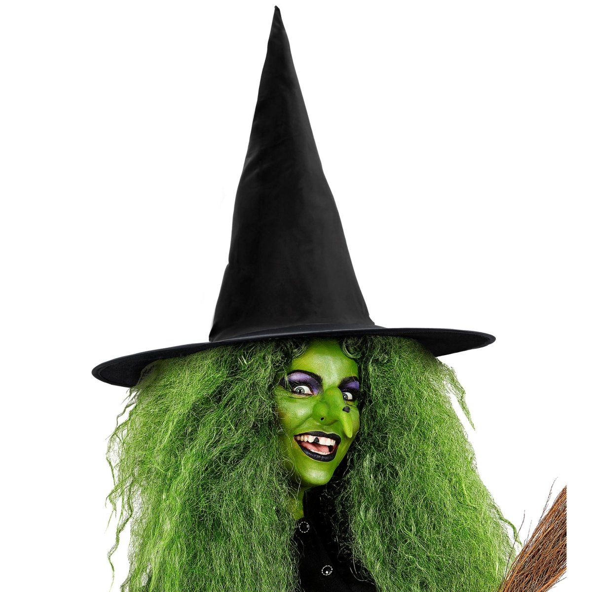 Halloween Heksenhoed Zwart Punt