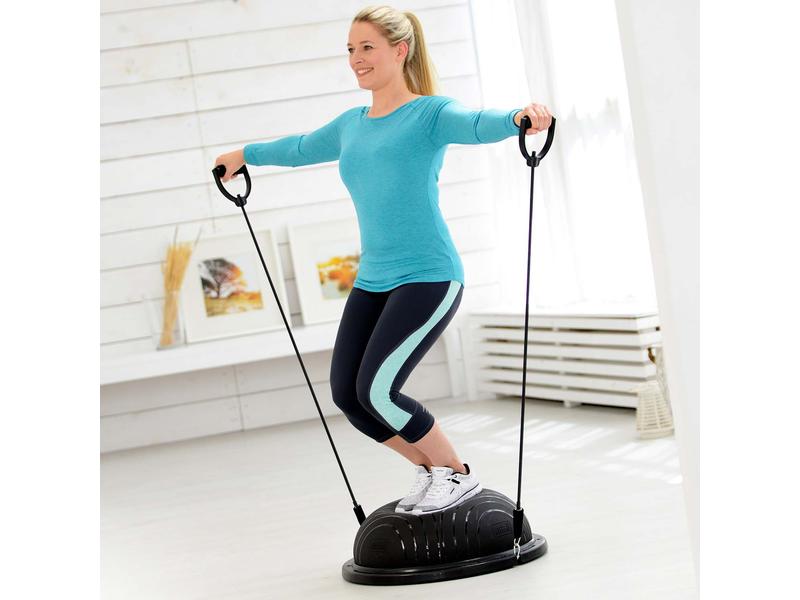 SISSEL Fit-Dome Sport schwarz Bosu Ball, Balancetraining