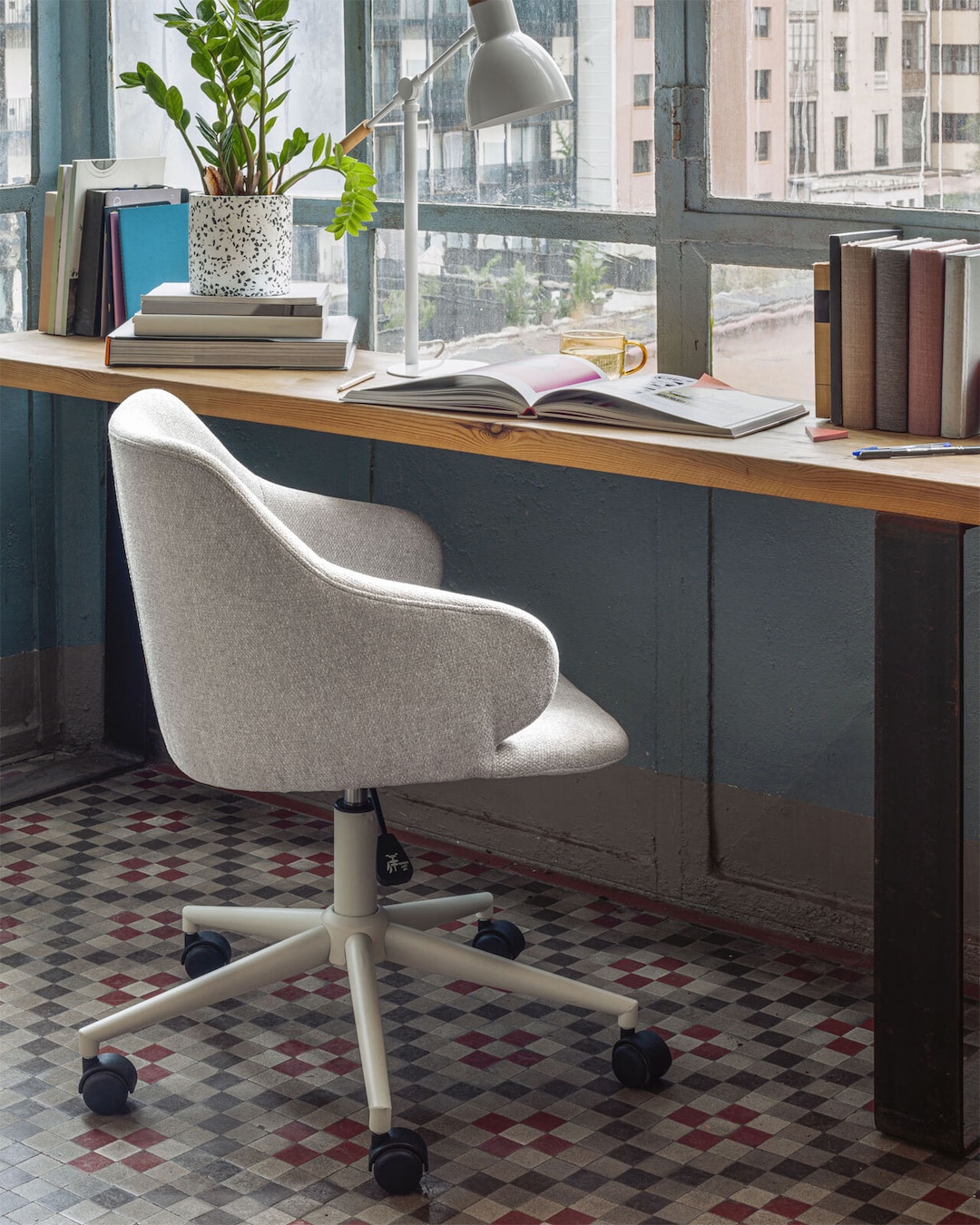 Kave Home Bürostuhl EINARA beige