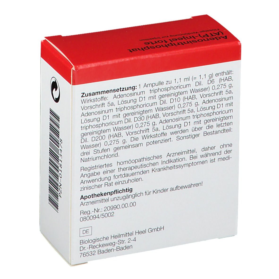 Adenosintriphosphat (ATP)-Injeel® forte Ampullen