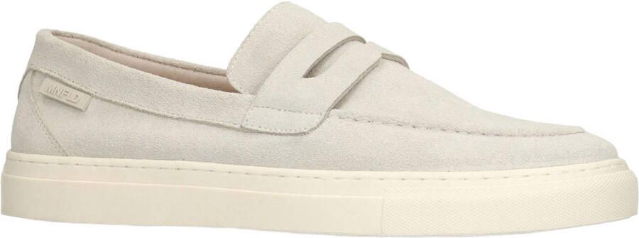 Manfield Heren Beige suède loafers