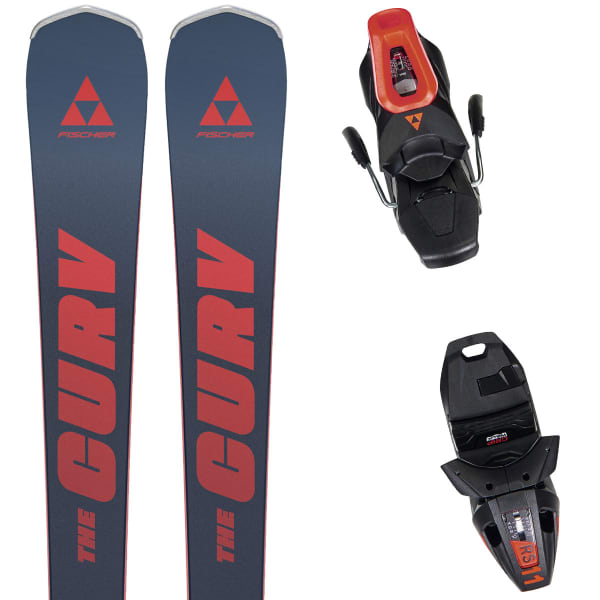 Pack ski FISCHER THE CURV DTI AR + RS 11 PR RED/BLUE