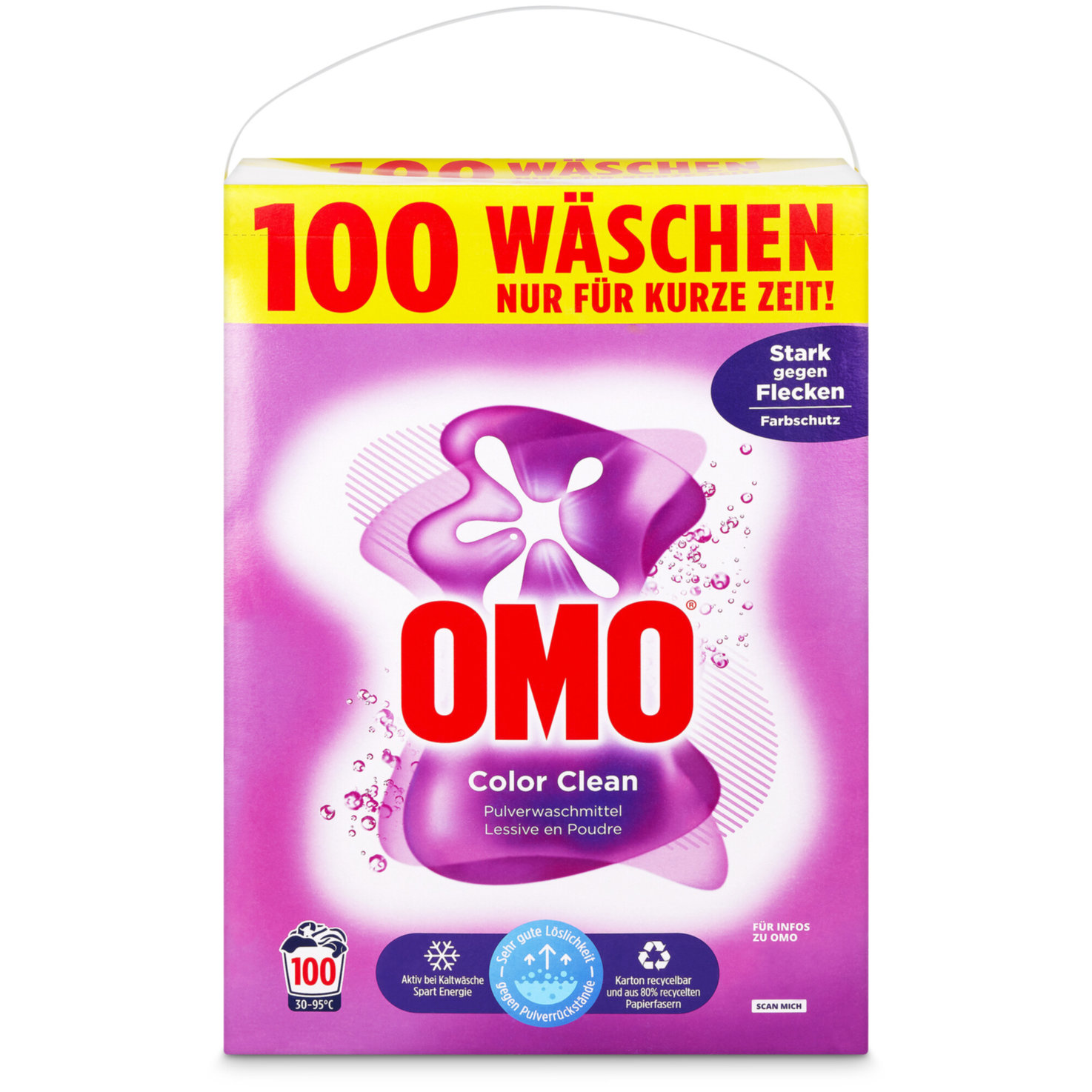 Omo Pulver Color 100 Waschgänge