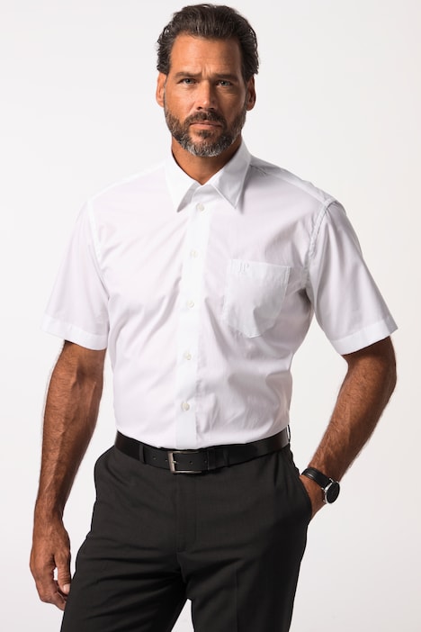 Hemd, Business, Halbarm, Variokragen, bis 8XL, Comfort Fit, EasyCare
