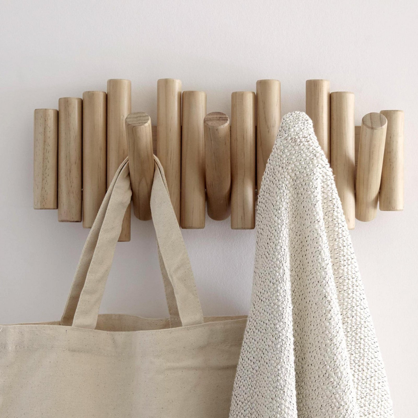 Garderobenleiste Picket, 38 cm, Natur