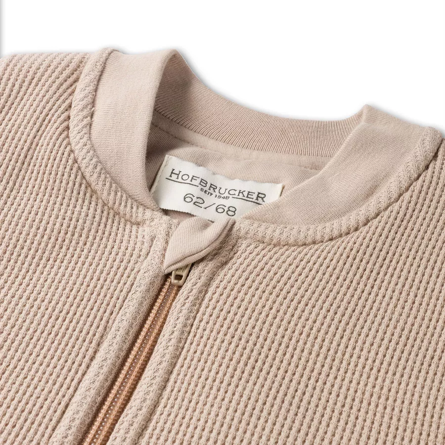 Hofbrucker Baby Winter Schlafsack mit Füßen Matti Taupe