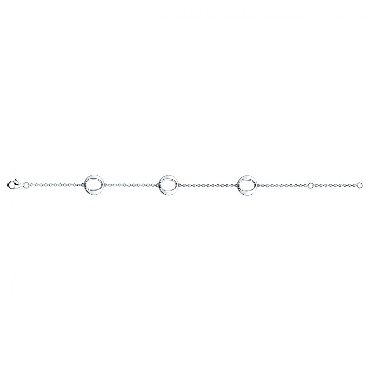 Bracelet souple multi-motifs en Argent
