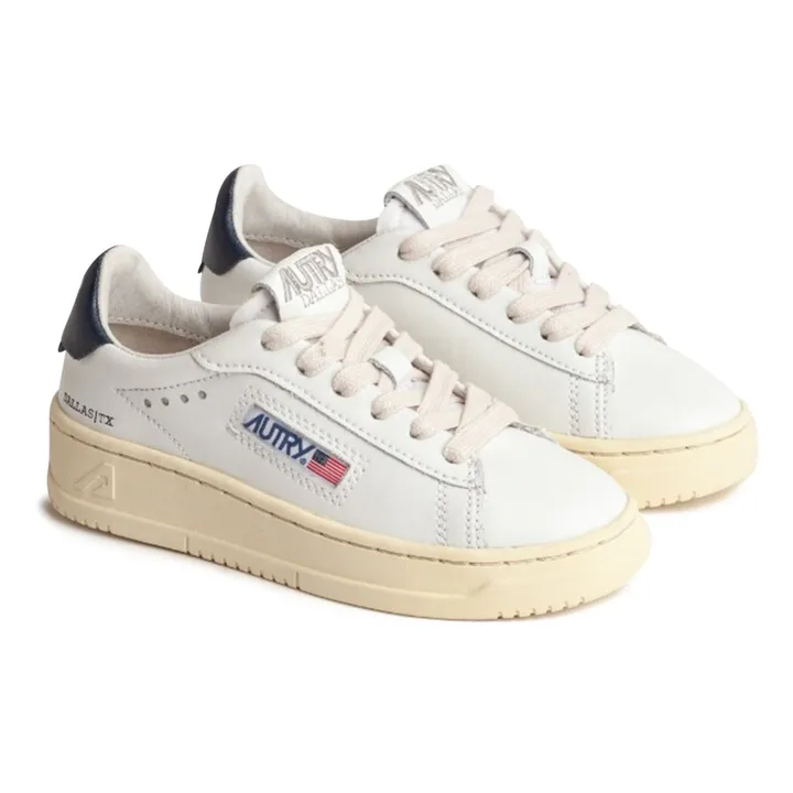 Autry Baskets Kids Medalist Low Cuir | Bleu marine