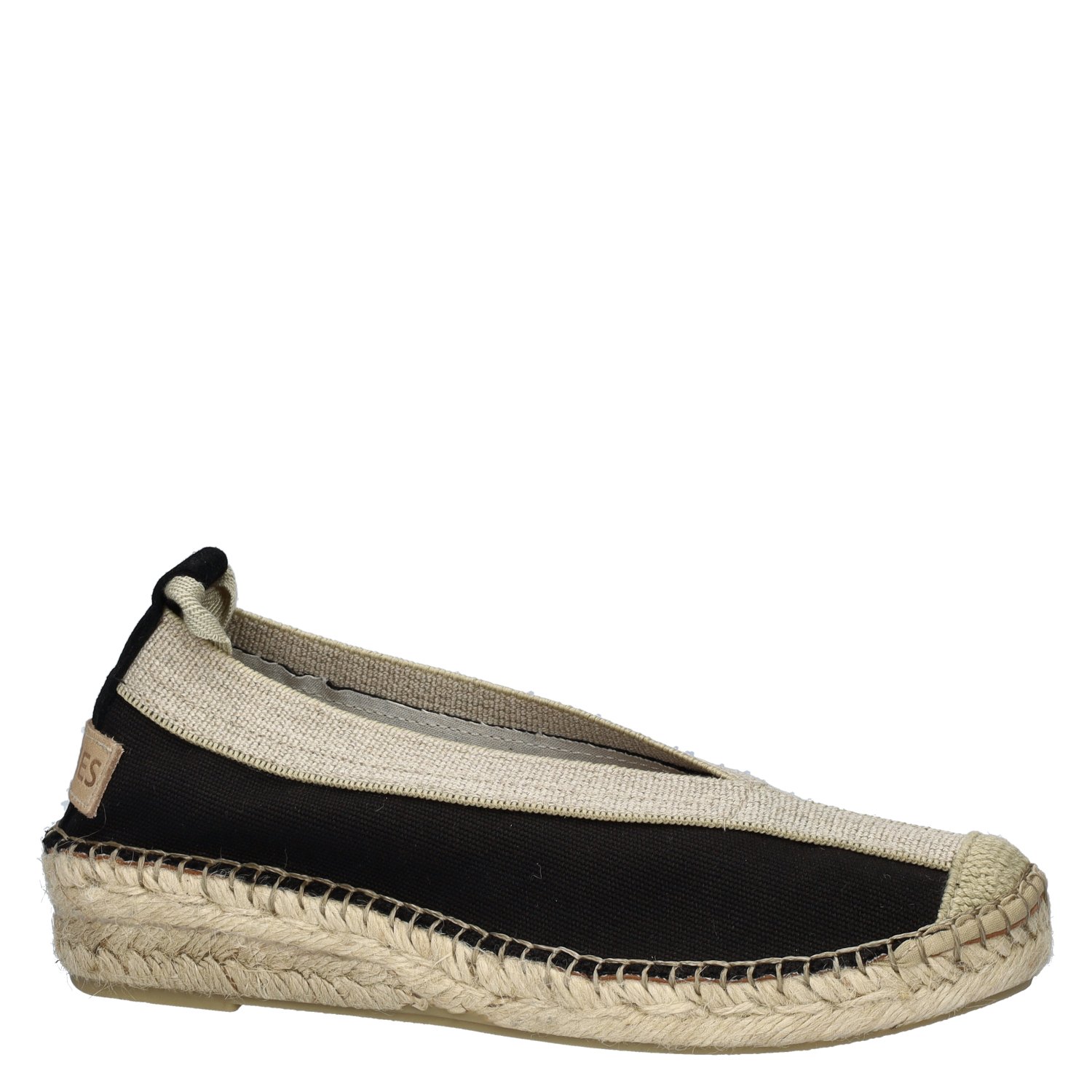 Shabbies Amsterdam Palma Kimono dames espadrille Shabbies Amsterdam Zwart
