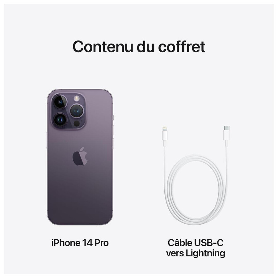 Apple iPhone 14 Pro (Violet intense) - 128 Go · Reconditionné