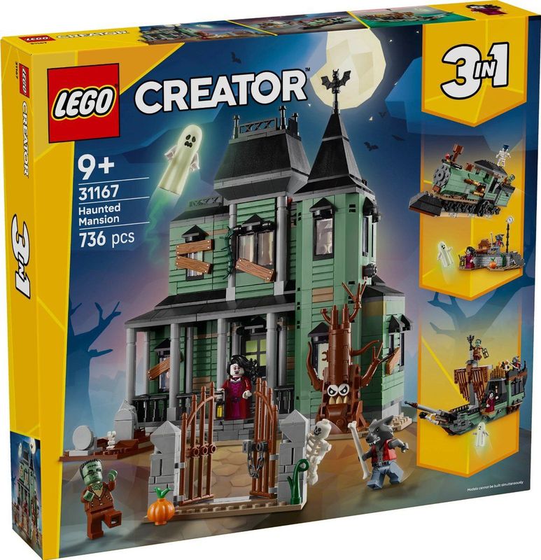 LEGO® - Creator 3in1 Spookhuis - Bouwstenen - 31167