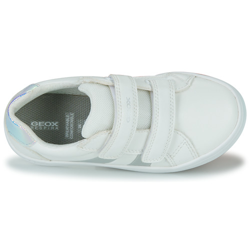 Geox - J DJROCK GIRL A - Blanc / Iridescent